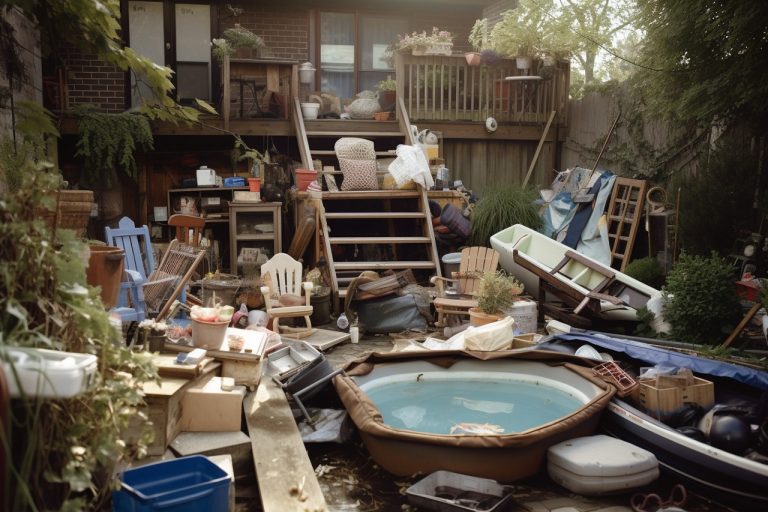 junk removal services business cards